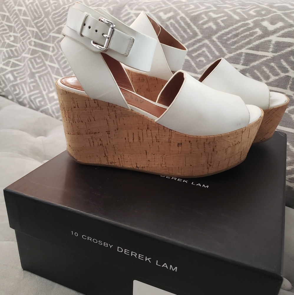 White platform sandals by DEREK Lam Woman size 6